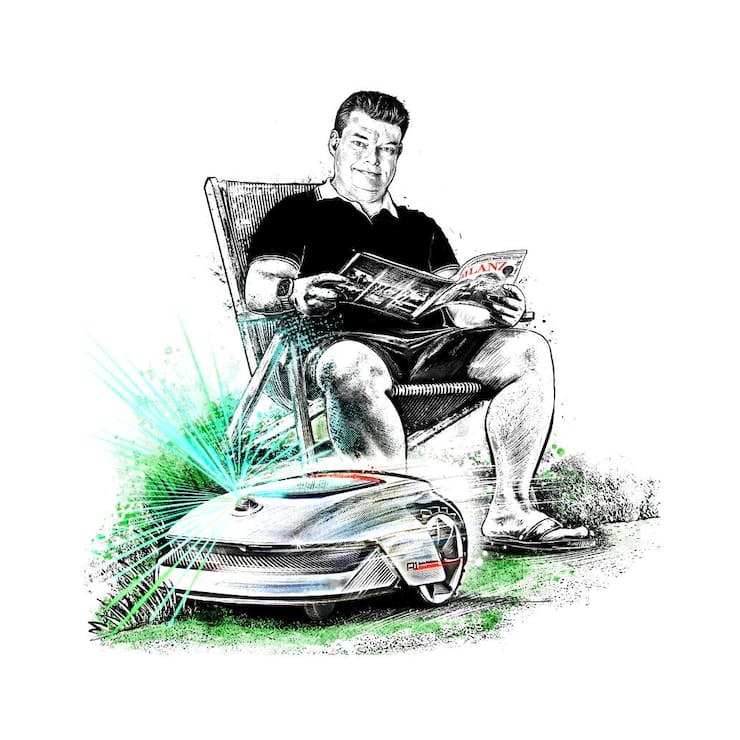 Der Roboticmower nutzt eine neue Technologie fürs Mähen – kommt aber noch mit Kinderkrankheiten daher.