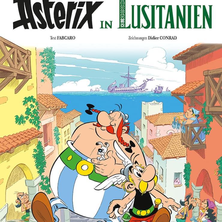 <p>Asterix und Obelix in Lusitanien: Die bauernschlauen und rauflustigen Gesellen auf dem Weg ans maritime WEF. Hier noch vor dem Haircut.</p>