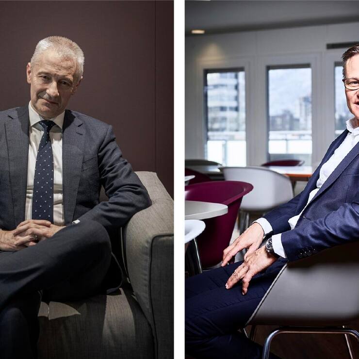 Fabrice Zumbrunnen und Mario Irminger, Migros-Chefs