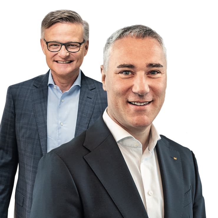 GefordertZürich-Chef Patrik Pörtig (r.) will Tegut sanieren. CEO Mario Irminger macht Druck.
