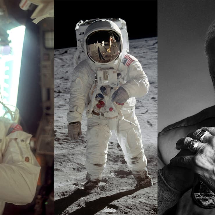 Gilt als verschollen: Die Speedmaster, die Buzz Aldrin auf dem Mond getragen hat.