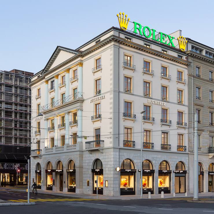 Rolex-Boutique von Bucherer in Genf: Neu gehört sie zu Rolex selbst.