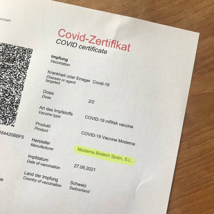 Impfzertifikat