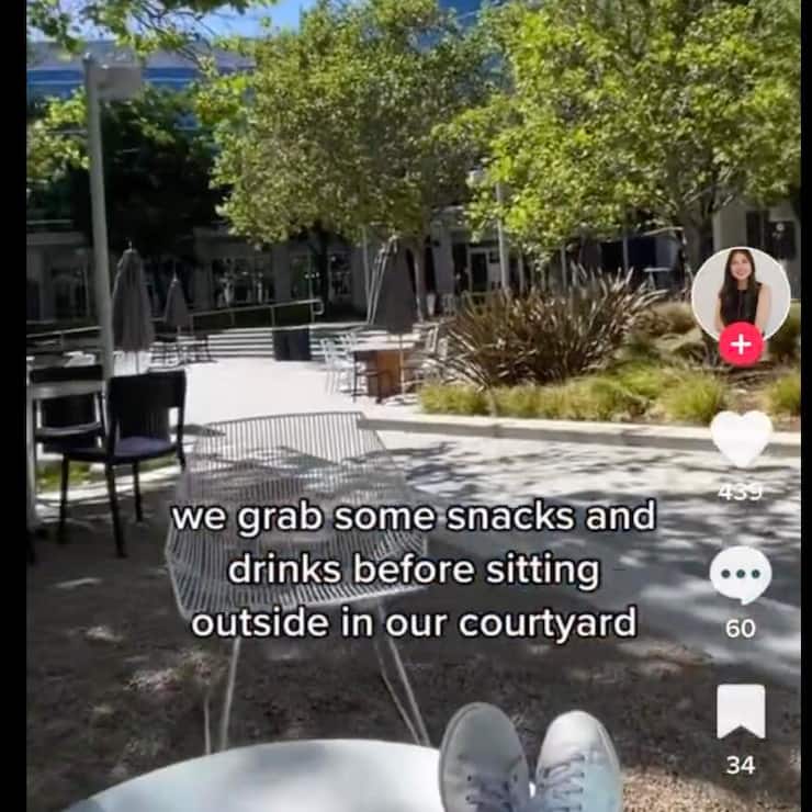 Screenshot Meta tiktok