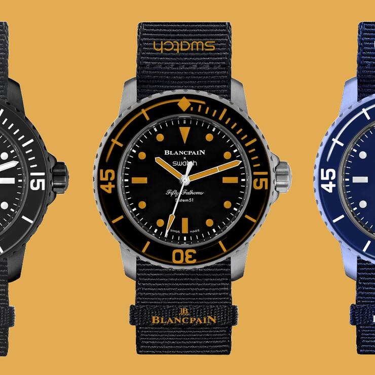 Blancpain x Swatch: So könnten die Fifty Fathoms aussehen.