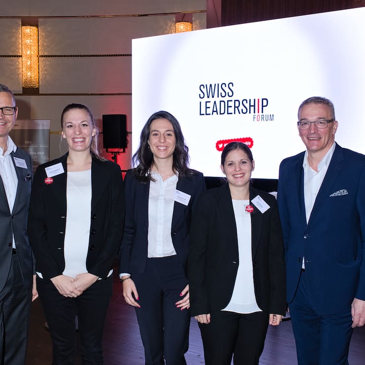 Christian Fontana, Swiss Leadership Forum; Sarah Isenschmid, Swiss Leadership Forum; Alessandra Viesti, Swiss Leadership Forum; Siona Barmet, Swiss Leadership Forum; Stephan Isenschmid, Swiss Leadership Forum