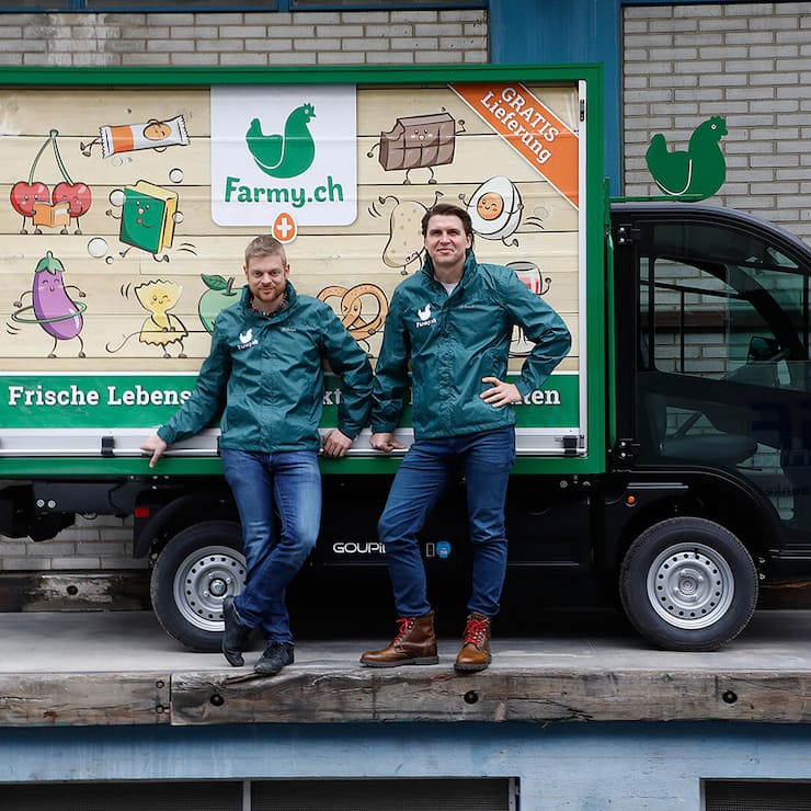 Düstere Perspektiven: Farmy fährt unter den Co-CEOs Tobias Schubert und Roman Hartmann (rechts) einer unsicheren Zukunft entgegen.