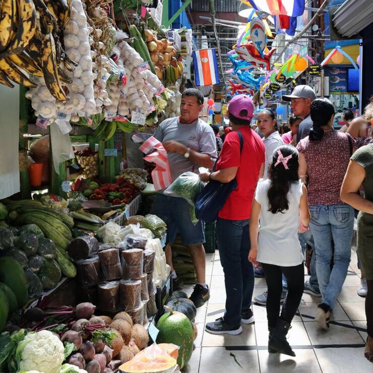 Markt in San José, Costa Rica