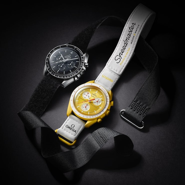 Swatch lanciert elf neue Armbänder für die MoonSwatch.