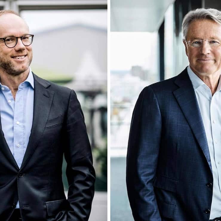 Cevian-Co-Gründer Lars Förberg (l.), ABB-Chef Björn Rosengren