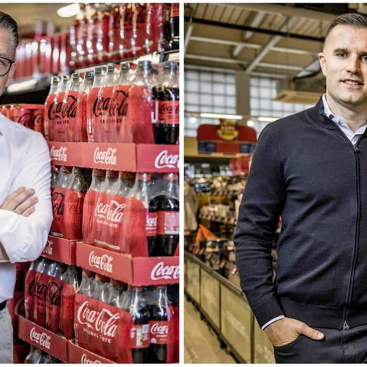 Denner-CEO Torsten Friedrich (l.) und Lidl-Schweiz-Chef Nicholas Pennanen kennen sich aus ihrer gemeinsamen Zeit beim deutschen Discounter. Zuletzt gab es zwischen den beiden Detailhändlern zahlreiche Personalrochaden.
