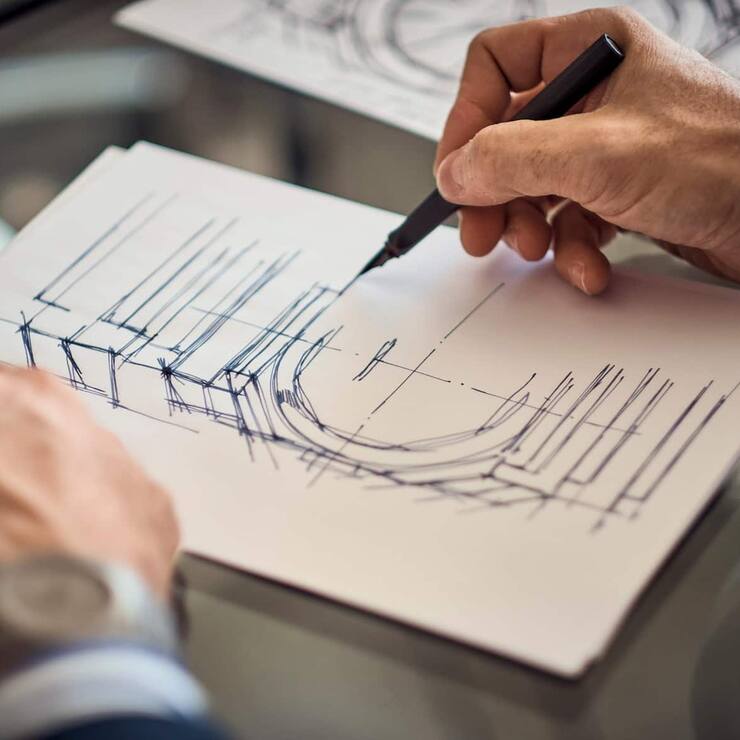 Uhrmacherei Handwerk Zeichnung