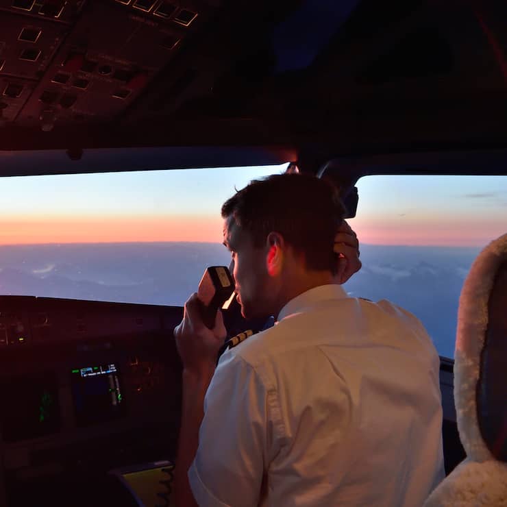 Swiss Cockpit Pilot