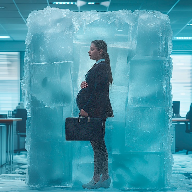 Social Freezing HZ Illustration mit KI