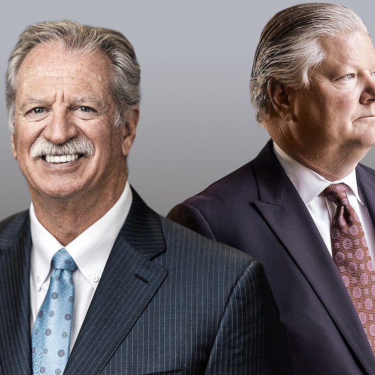 Alcon: CEO David Endicott (rechts) und Präsident Michael Ball