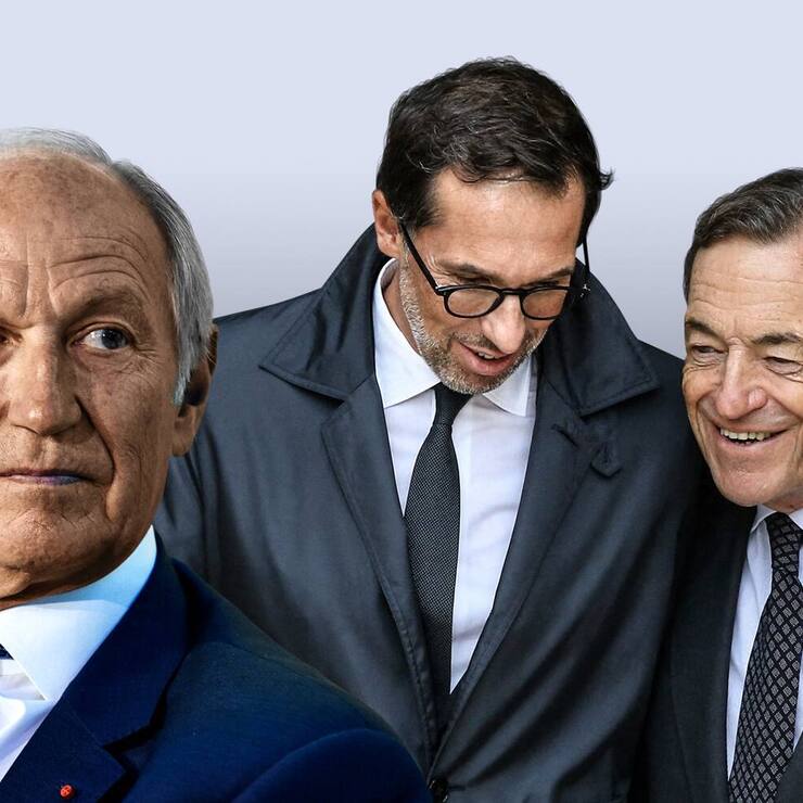 Die L’Oréal-Lenker Jean-Paul Agon, Nicolas Hieronimus, Lindsay Owen-Jones (v.l.).