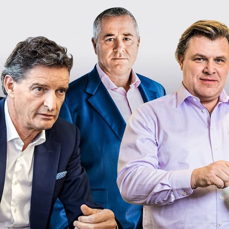 Marcel Erni Alfred Gantner und Urs Wietlisbach