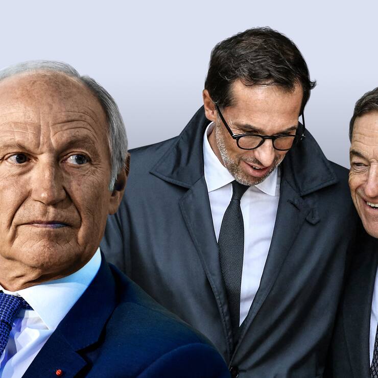 Die L’Oréal-Lenker Jean-Paul Agon, Nicolas Hieronimus, Lindsay Owen-Jones (v.l.).