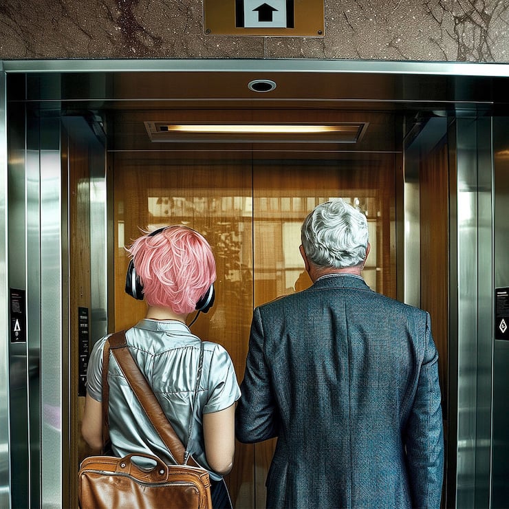 HZ FOKUS Boomers versus GenZ at work KI illustration