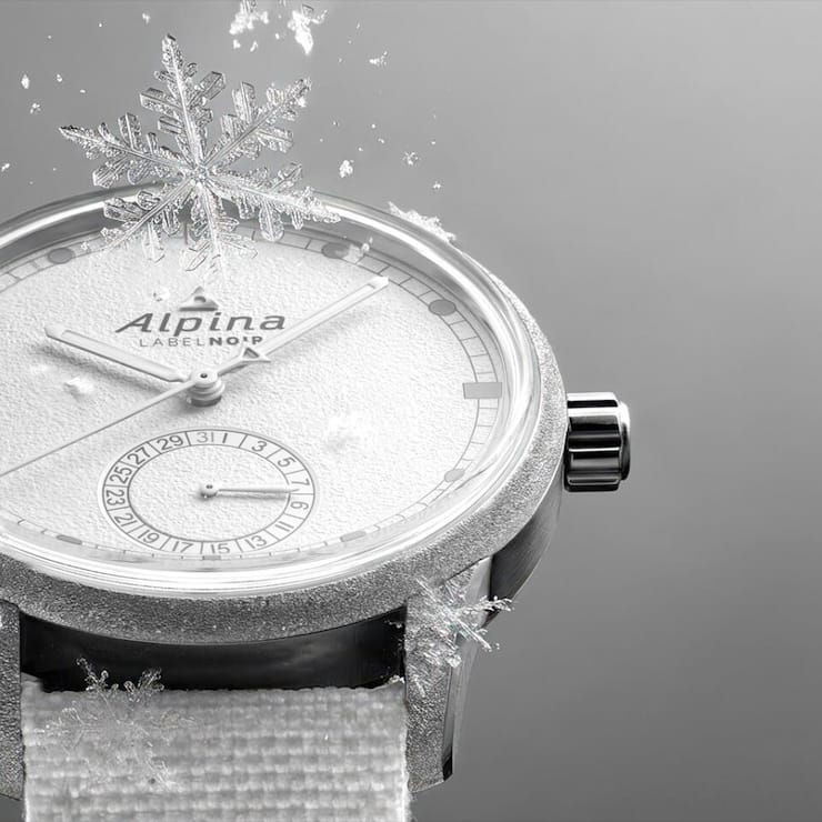 <p>Alpina und Label Noir bringen mit der Alpiner Manufacture Date eine Hommage an den alpinen Winter. </p>