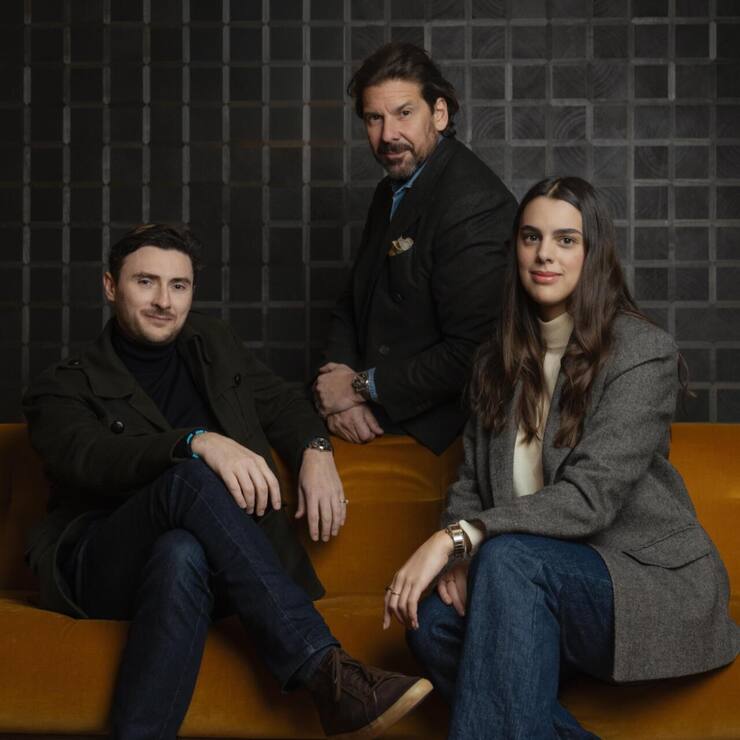 <p>James Schaaf (l.), Alexander Friedman und Elisa Morales Dufour sind die drei Gründer von CollectorSphere.</p>