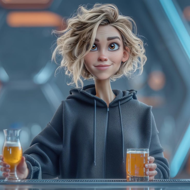 <p>Hauptprotagonistin Emma ist ein KI-Charakter mit Charme. </p>