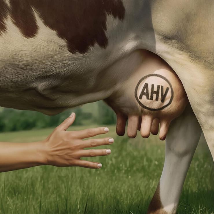 <p>Die Löhne der Angestellten und Lohnkosten der Arbeitgeber sind die neue Milchkuh der Politik.
(Diese Illustration wurde von einem KI-Modell generiert und von einem Menschen überprüft und finalisiert.)</p>
