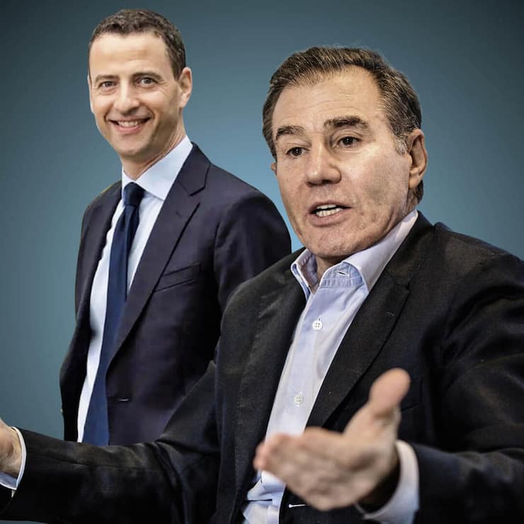 <p>Glencore-Chef Gary Nagle (l.) ­gerät wegen schlechter Zahlen von Aktionärsseite unter Druck, ­darunter Ex-CEO Ivan Glasenberg.</p>