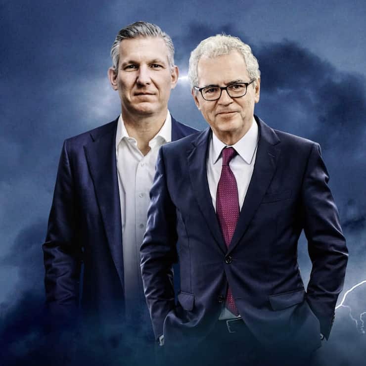 <p>Beschleunigter Aufstieg: Nestlé-CEO Philipp ­Navratil (l.) und der zukünftige VR-Präsident Pablo Isla.</p>