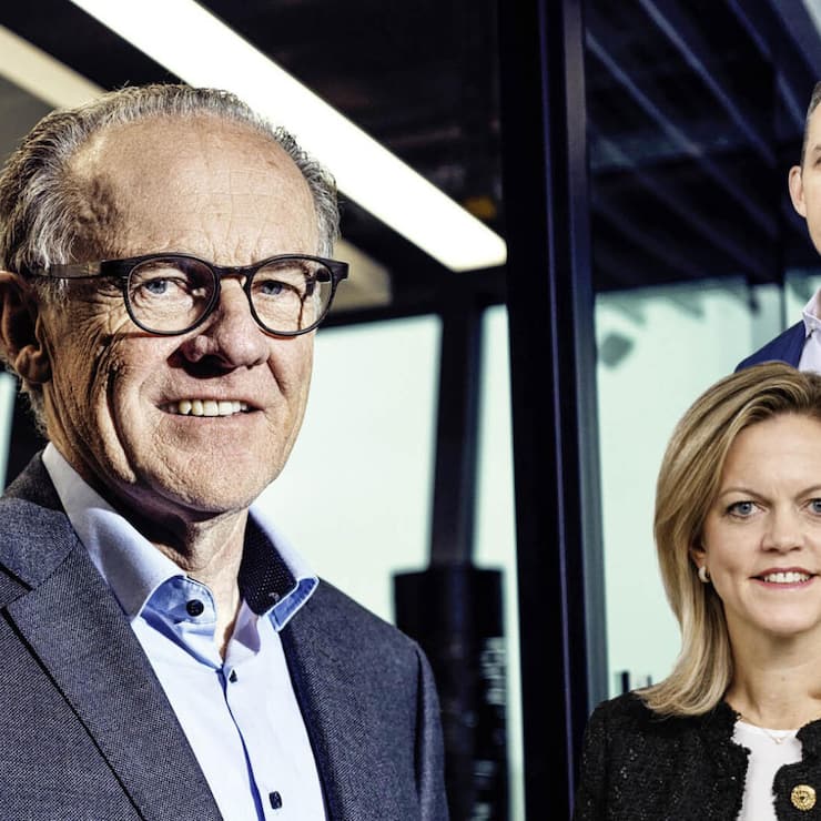 <p>Raiffeisen-Präsident Thomas Müller (l.) tritt ab. Sandra Lathion hat die Wahl <br />des neuen CEO Gabriel Brenna gesteuert.</p>