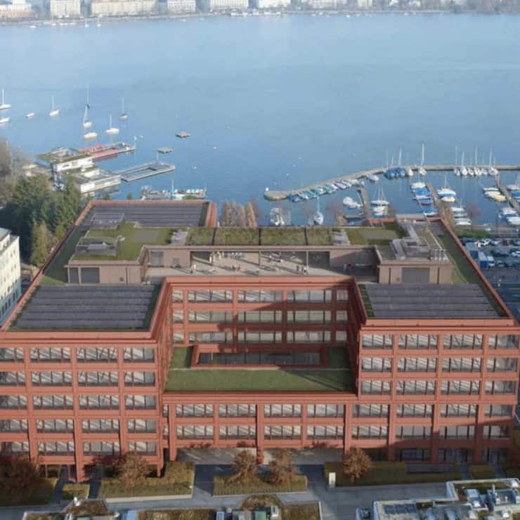 <p>Zu gross? Zu teuer? In den Neubau der Swiss Re auf dem Gelände des ehemaligen Mythenschlosses werden vielleicht gar keine Swiss-Re-Mitarbeiter einziehen.</p>