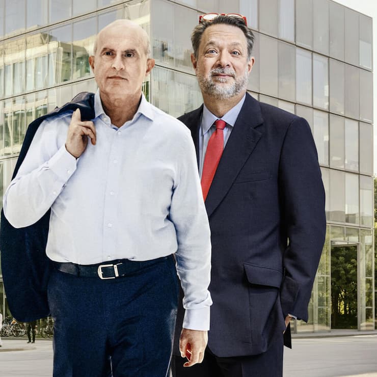 <p>VR-Präsident Gilbert Ghostine (l.) und CEO Richard Saynor gehen mit Sandoz neue Wege.</p>