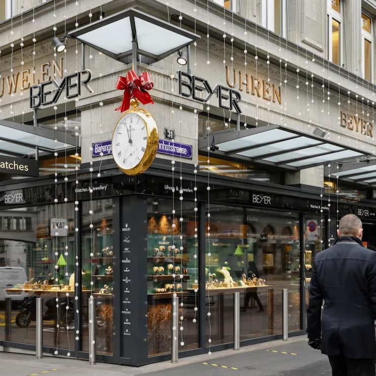 <p>Chronometrie Beyer an der Bahnhof­strasse 31 in ­Zürich.</p>