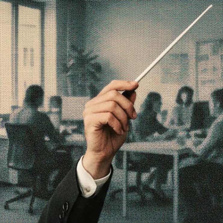 <p>Chef sein im Orchester oder im Büro: Es geht an beiden Orten immer um Vertrauen und Respekt.</p>