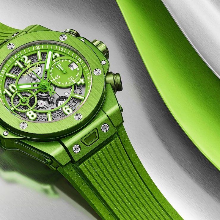 Knallgrün und limitiert: Die Big Bang Unico Nespresso Origin von Hublot