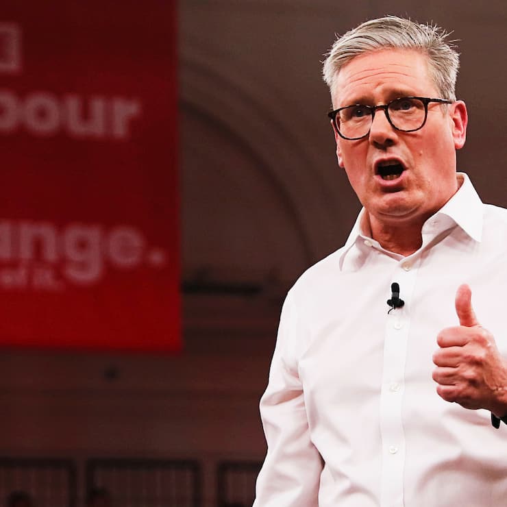 Keir Starmer mit seiner PRX: Die coole Uhr für Nicht-Angeber.