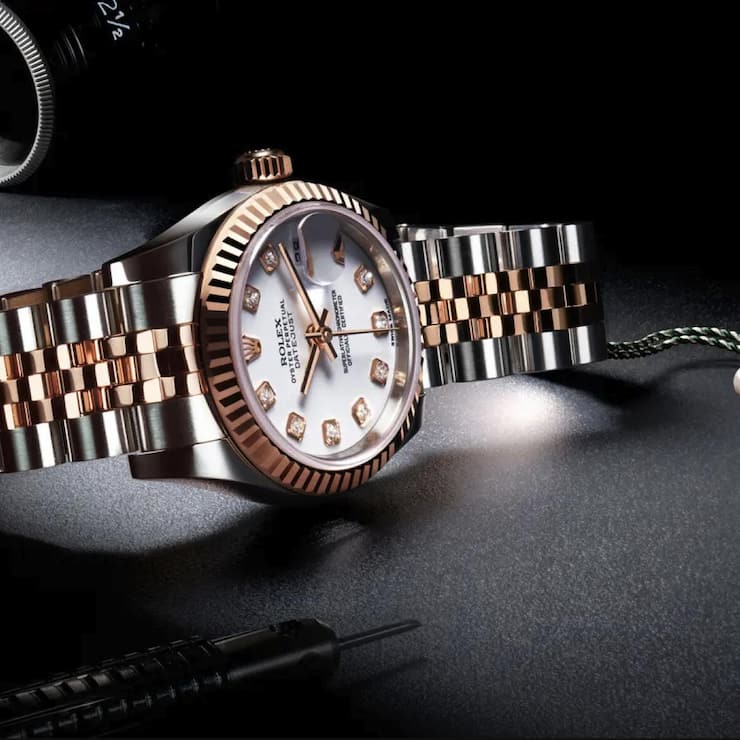 <p>Die Preise der «Big 3» Rolex (Bild), Patek Philippe und Audemars Piguet auf dem Sekundärmarkt sind gesunken.</p>