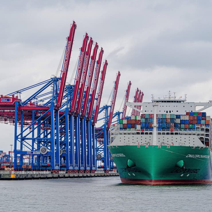 <p>Die Turbulenzen im globalen Handelssystem setzen auch die Lieferketten unter Druck.</p>