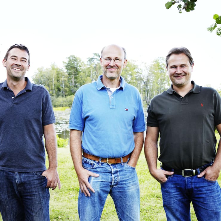 <p>Die Kamprad-Brüder sind noch verschwiegener als ihr Vater: Jonas, Peter und Mathias Kamprad (v.l.).</p>