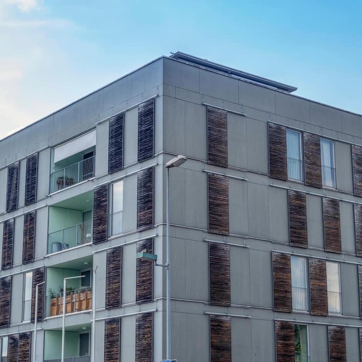 <p>Apartmenthaus in Rapperswil SG.</p>