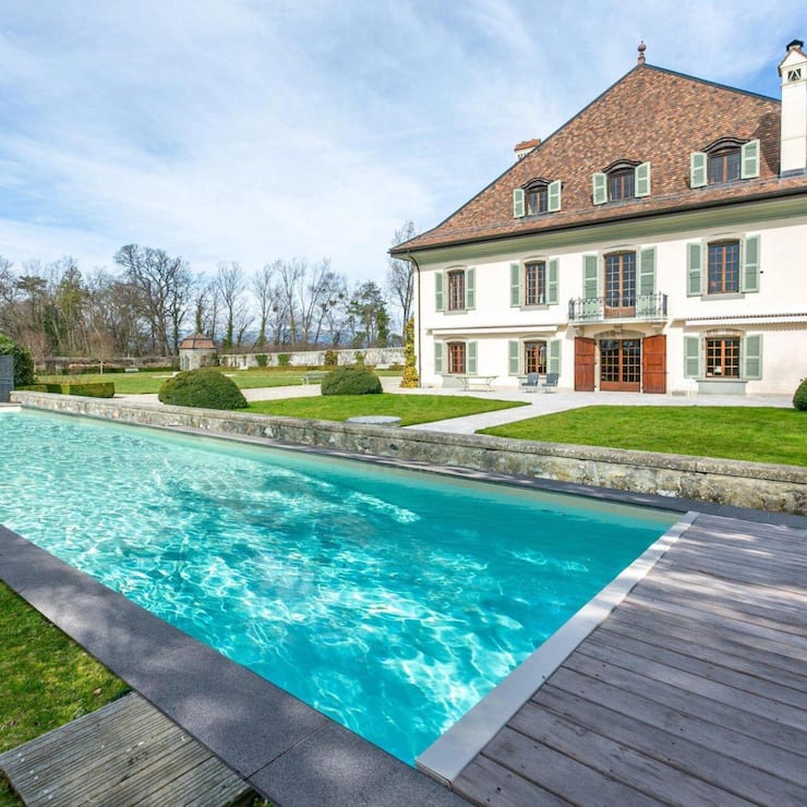 <p>Das Königs-Schloss in Meinier GE ist die teuerste Immobilie der Schweiz – mit 55 Millionen Franken.</p>