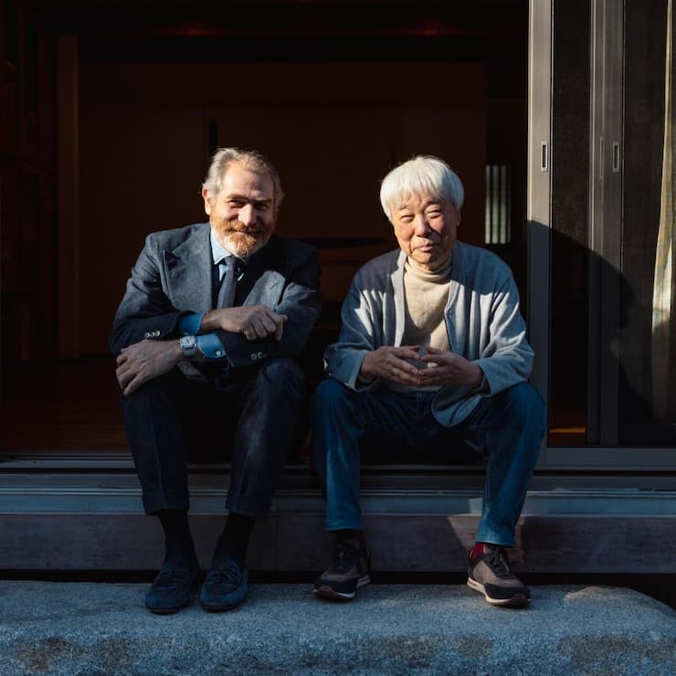 <p>Die Männer hinter der Uhr: Fabrizio Buonamassa Stigliani (l.) und Lee Ufan.</p>