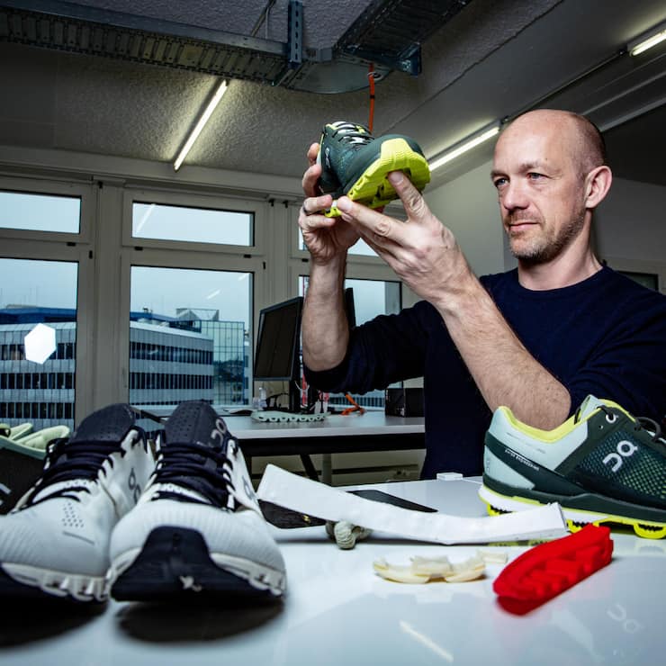 <p>Die Sportschuhmarke On des Mitgründers David Allemann erzielt in den USA immer höhere Umsätze.</p>