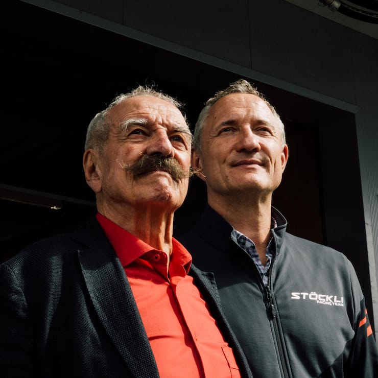 <p>Vater und Sohn: Willi Glaeser (l.) und Marco Gläser.</p>