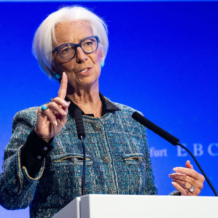 <p>EZB-Präsidentin Christine Lagarde hat eine weitere Zinspause beschlossen.</p>