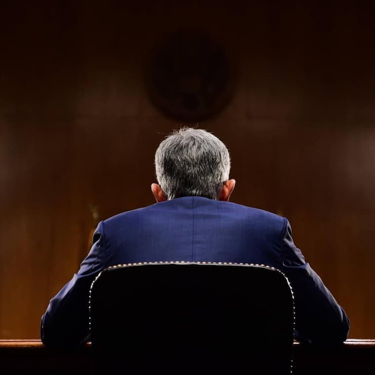 <p>US-Notenbank-Chef Jerome Powell in Washington, D.C., USA (2019)</p>