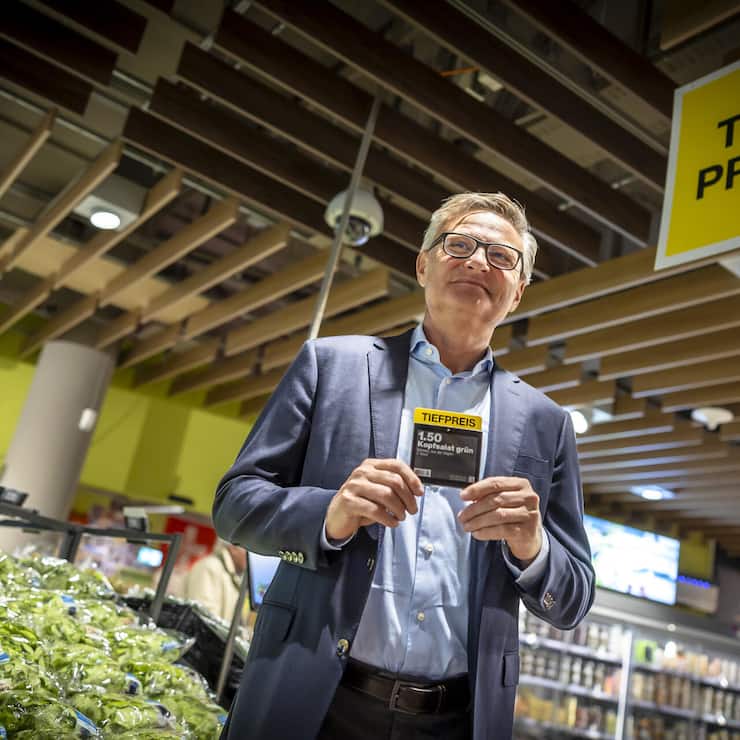 <p>Migros-Chef Mario Irminger: Das Unternehmen erzielt 31,9 Milliarden Franken Umsatz im Jahr 2025 – trotz Preissenkungen.</p>