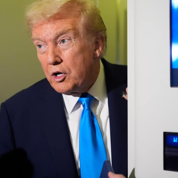 <p>Donald Trump erhebt Zölle auf Importe aus Ländern, die seine Grönland-Pläne torpedieren.</p>