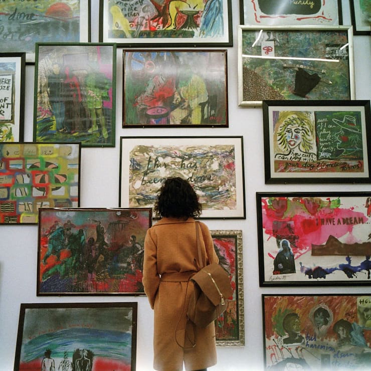 Kunst Museum Frau