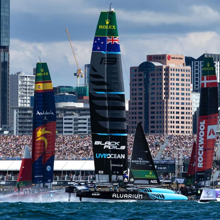 <p>Beim SailGP ist Rolex als Sponsor ganz vorne mit dabei.</p>
